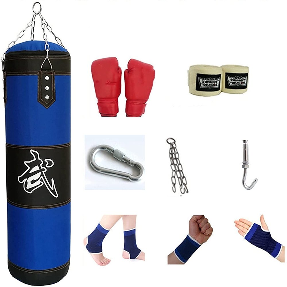 LIOYUHGTFY 120 cm Heavy Bag Set, Blue