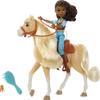 Spirit Pru Doll (7 in) with 7 Movable Joints, Fashion Top, Treats, Brush & Chica Linda Horse (8 in) with Soft Mane & Tail, Great Gift for Ages 3+ view 1