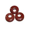 LVYAN 5-Piece Set, 18 mm Natural Turquoise, Agate, Jade and Crystal Stone Donut Charm Pendants for DIY Jewelry Making view 3