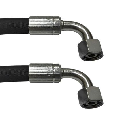 Hydraulic Hose 1SN, 6000 mm, DN10, 12L, DKOL90-DKOL90, 180 bar