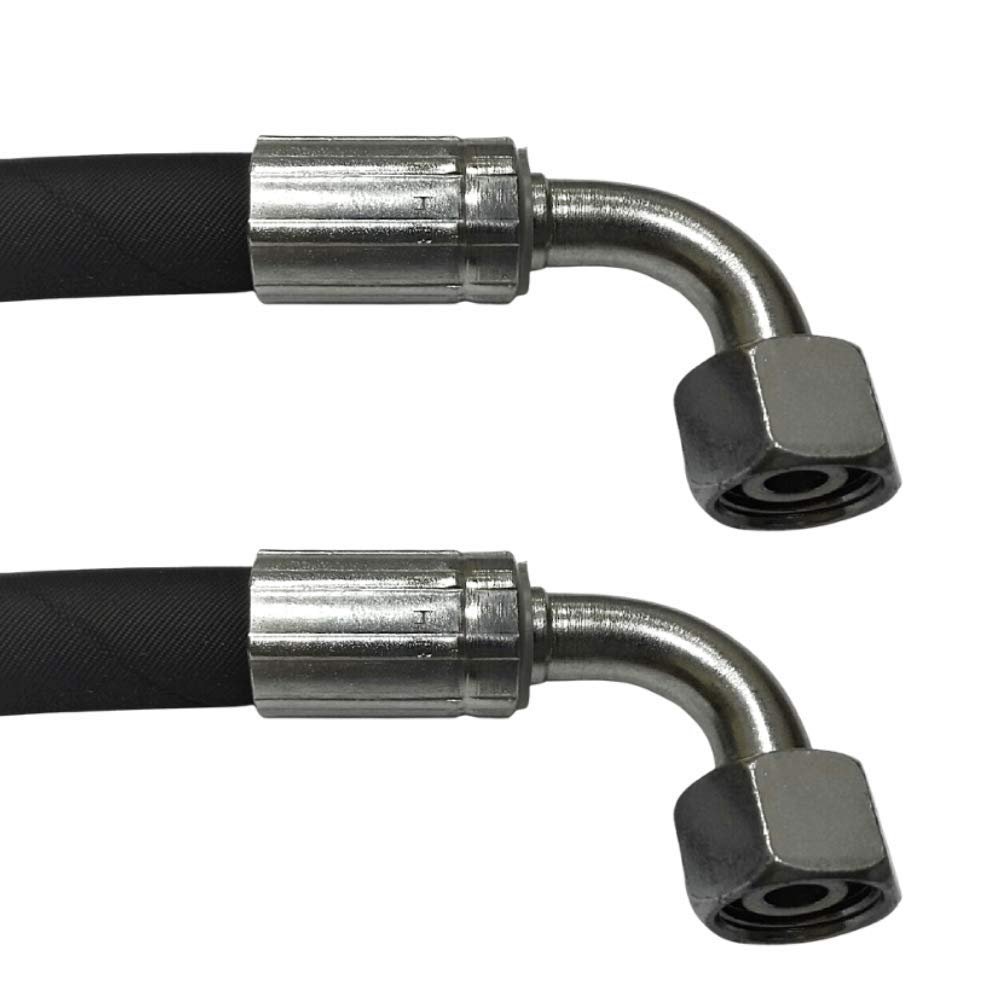 Hydraulic Hose 1SN, 6000 mm, DN10, 12L, DKOL90-DKOL90, 180 bar