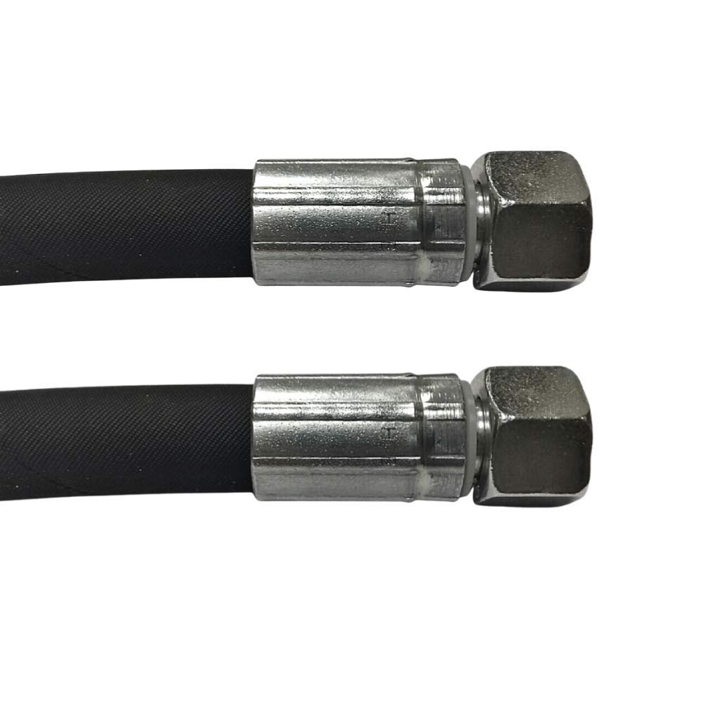 Hydraulic Hose 15L, 2800 mm, 1SN DN12, M22 x 1.5, DKOL-DKOL, 160 bar