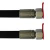 Hydraulic Hose 15L, 2800 mm, 1SN DN12, M22 x 1.5, DKOL-DKOL, 160 bar view 3