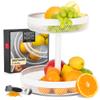 Moritz & Moritz 2-Tier White Metal Fruit Stand view 1