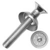 DIN 7991 M4 x 14/14 mm Stainless Steel A2 Countersunk Socket Screws with Stamped M4 Rosettes, 20-Pack view 1