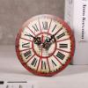 MOUMOUTEN Silent Retro Tuscan Country Wall Clock, Colorful Wooden Farmhouse Style, 13.4 in view 1