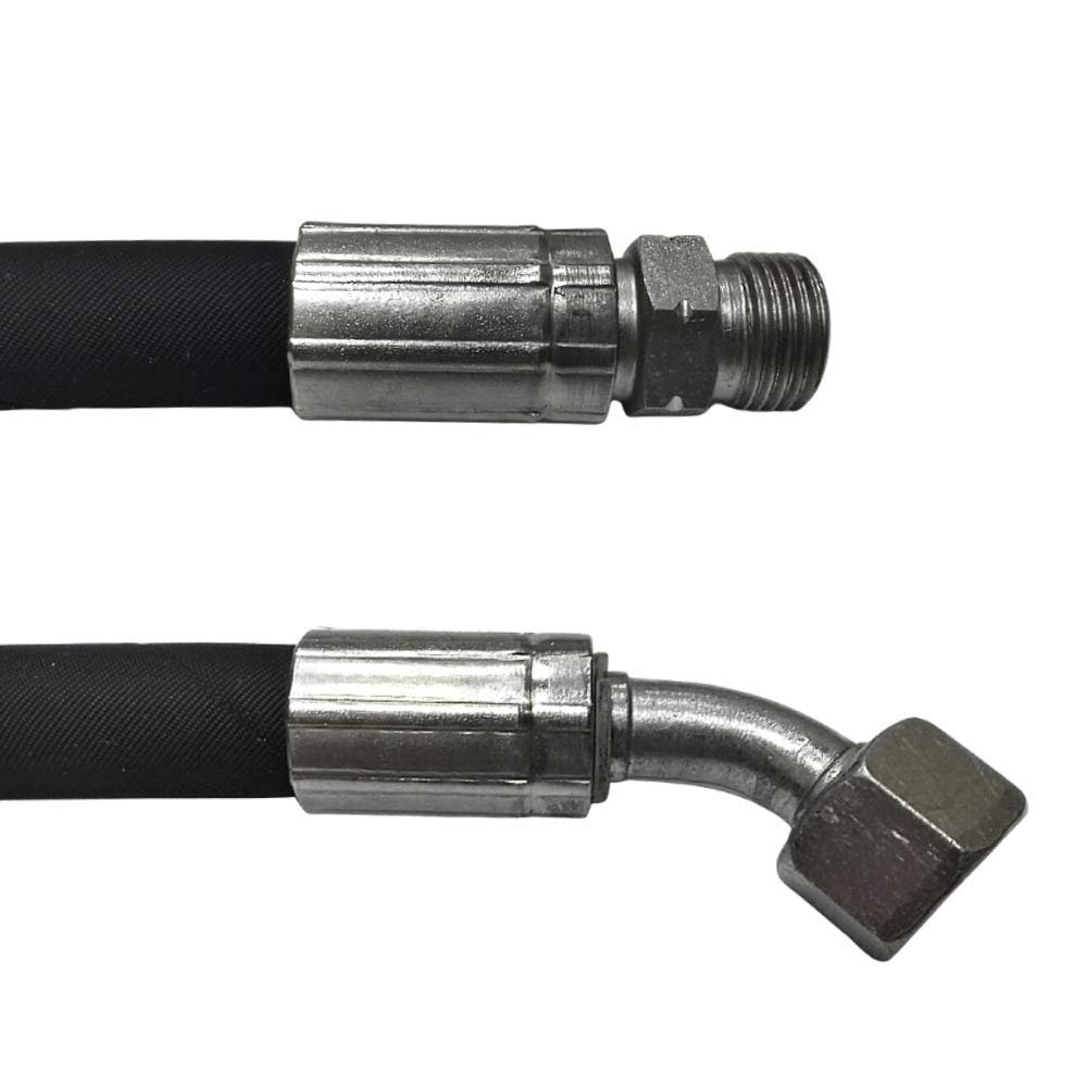 Hydraulic Hose 15L, 5200 mm, 2SN DN12, M22x1.5, CEL-DKOL45, 275 bar