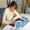 Figured'Art Diamond Painting for Adults 40x50 cm Full Canvas, Rolled, Tiger Eye, 5D Square Diamonds - DIY Craft Kit view 4