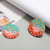 Anawakia 50 Round Wooden Discs with Holes, 20 mm, Unfinished Wood Craft Blanks view 3