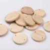 Anawakia 50 Round Wooden Discs with Holes, 20 mm, Unfinished Wood Craft Blanks view 4