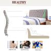mlhk Elastic Headboard Cover, Solid Yellow, 210 cm (83 in) view 4