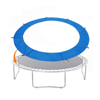 SJASD Replacement Trampoline Spring Cover Pad, Waterproof, UV-Resistant, Blue, 15 ft/4.57 m
