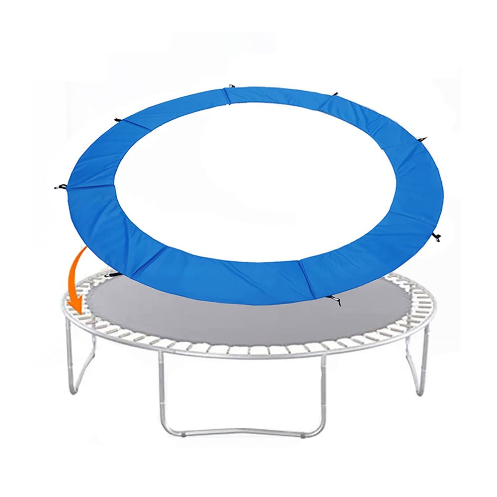 SJASD Replacement Trampoline Spring Cover Pad, Waterproof, UV-Resistant, Blue, 15 ft/4.57 m