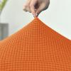 DZYP XL Stretch Spandex Chair Covers, Orange, 6-Pack view 2