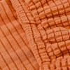 DZYP XL Stretch Spandex Chair Covers, Orange, 6-Pack view 4