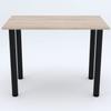 AKKE mikon 70x50 Dining Table with Black Legs - Sonoma view 3