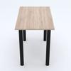 AKKE mikon 70x50 Dining Table with Black Legs - Sonoma view 4