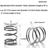 Liovns Mdingbao 304 Stainless Steel Compression Springs, 0.8 mm Wire, 8 mm OD, 10–50 mm Length, 10-Pack view 3