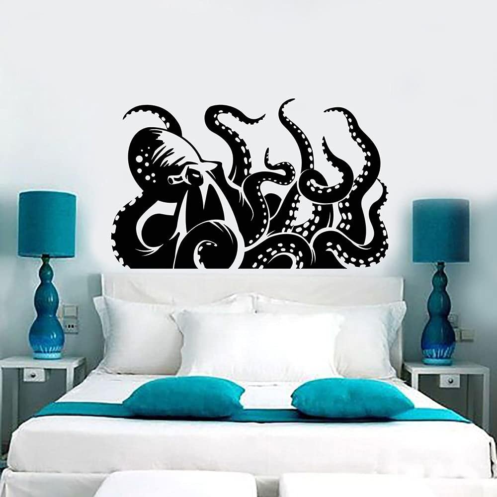 Giant Octopus Tentacle Vinyl Wall Decal, 91 x 55 cm