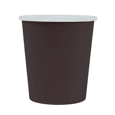 50 Small 120 mL Containers, 210 + 18 PE g/m², 6.15/4.5 × 6.5 cm, Black Cardboard