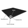 Daily Deal - Horizontal - A2 Chalkboard, Self-Adhesive Back view 3