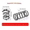 Temhyu Shuxiang Compression Springs 0.9 x 8 mm, 0.9 mm Wire Diameter, 8 mm OD, 5–50 mm Free Length, 10-Pack (Length: 40 mm) view 2