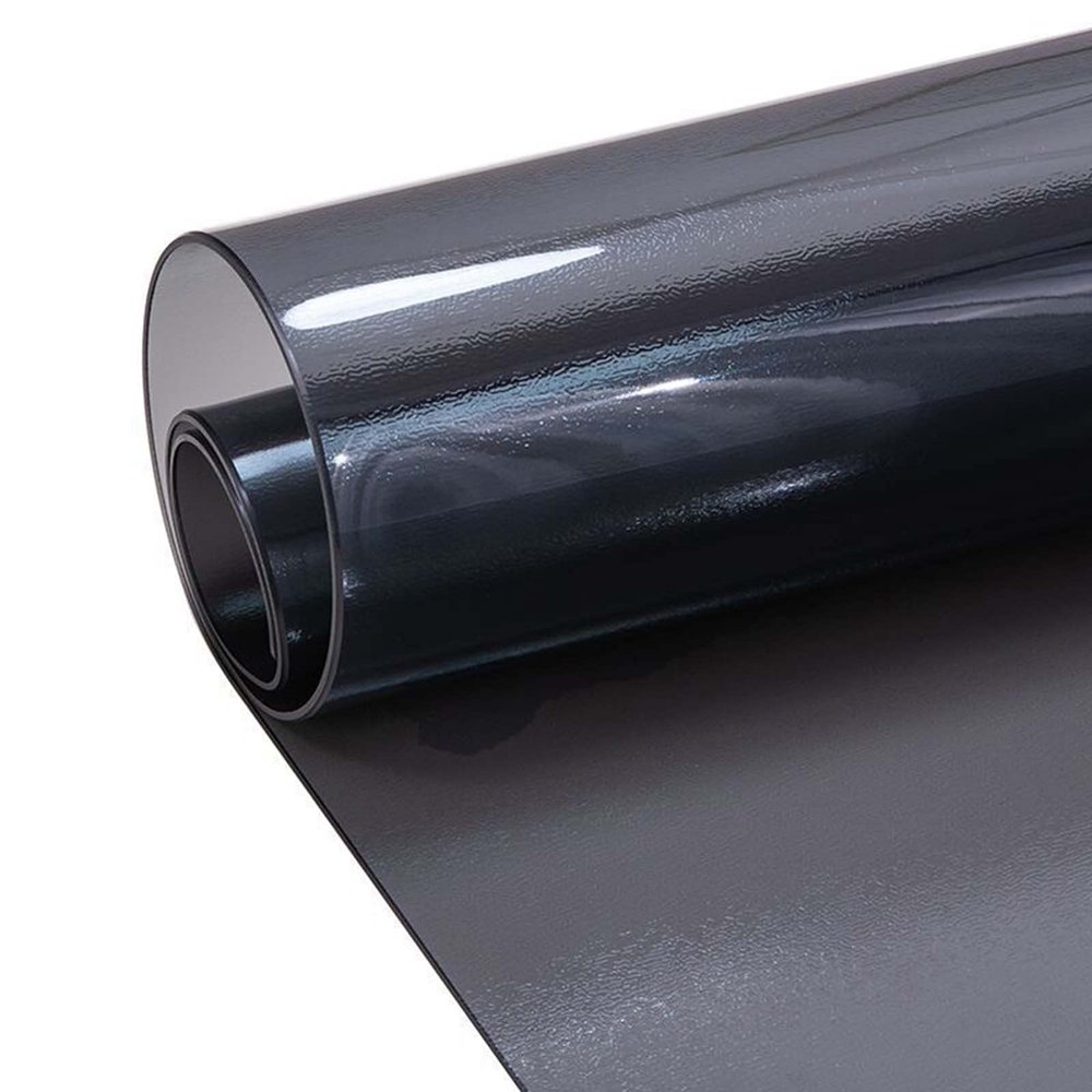 WZRIOP Clear PVC Table Protector, 1.5 mm, Black, 80 x 160 cm