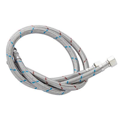 60 cm Stainless Steel Faucet Supply Hose, M10 Male Connector, 1 Pack