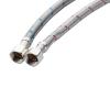 60 cm Stainless Steel Faucet Supply Hose, M10 Male Connector, 1 Pack view 4