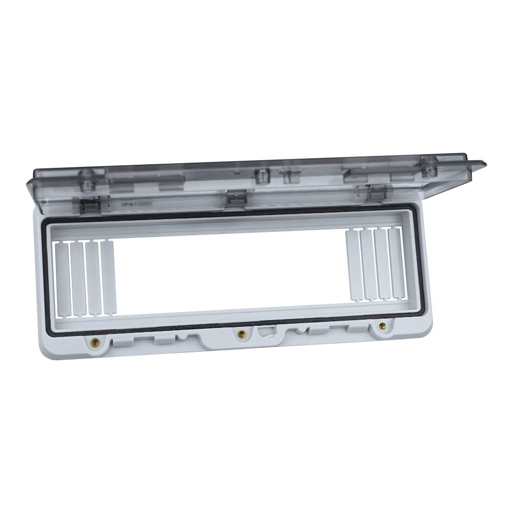Operating Flap Hinged Window for Distribution, Machine and Control Cabinets, 12 Modules, IP67, Doktorvolt 6016