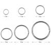 Augshy 60-Piece Keyring Set for DIY Keychains view 2