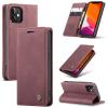 UFinetech Case for iPhone 12 mini, Slim Shockproof Scratch-Resistant PU Leather TPU Folio Case with Magnetic Closure, Card Slots, Stand and Camera Protection, Red view 1