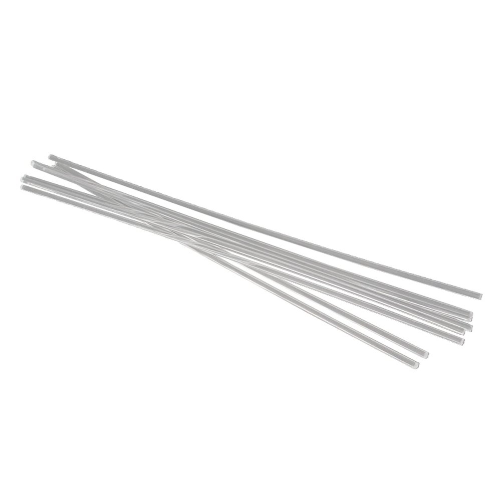 Heyiarbeit Clear Acrylic Rods, 4 mm Diameter, 250 mm, 8-Pack