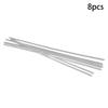 Heyiarbeit Clear Acrylic Rods, 4 mm Diameter, 250 mm, 8-Pack view 3