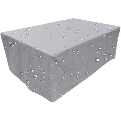 Waterproof 600D Oxford Patio Furniture Cover, Silver Gray, 150 x 100 x 100 cm