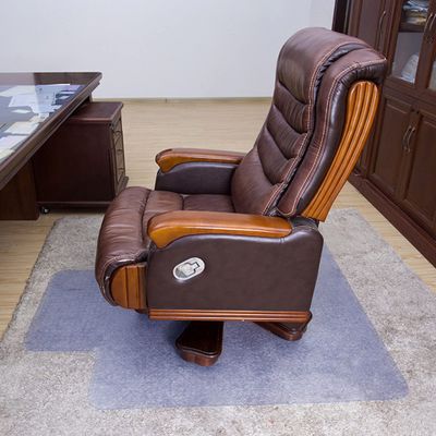 Chair Mat for Carpet, Transparent PVC, with Lip, 2.0 mm