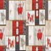 Mambo Design Coeur Christmas Heart PVC Tablecloth, Rectangular, Washable, 90 x 90 cm view 3