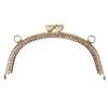 Sharplace Love Purse Frame with Ball Clasp, 16.5 x 9 cm view 1