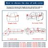Stretch Slipcover for L-Shaped Corner Sofa, 1–4 Seater, C, 1-Seater 90–140 cm view 4