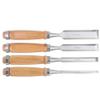 4-Piece Carbon Steel Wood Chisel Set for Carpentry and DIY view 1