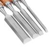 4-Piece Carbon Steel Wood Chisel Set for Carpentry and DIY view 3