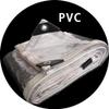 HYHMJ Heavy-Duty Clear PVC Tarp, 0.3 mm, Waterproof Cover, 6 x 6 m view 1