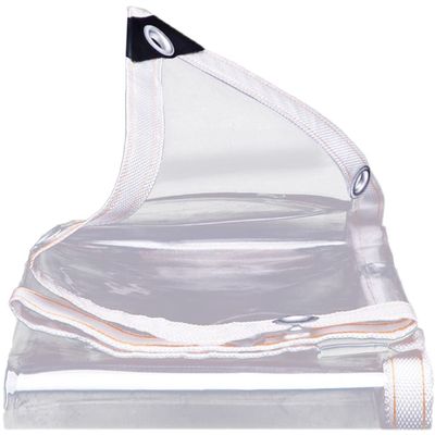 HYHMJ Transparent Plant Protection Tarp, Waterproof Heavy-Duty PVC Cover, Clear, 0.6 x 6 m