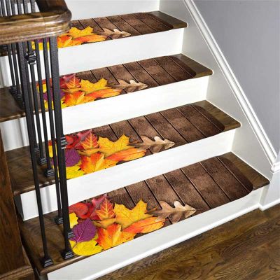 LWPCP Self-Adhesive Non-Slip Stair Treads, 5 Pieces