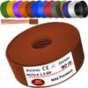 MAS Premium H07 V-K 1x1.5 mm² Flexible Single-Core Wire, 5–100 m (Brown, 80 m) view 1