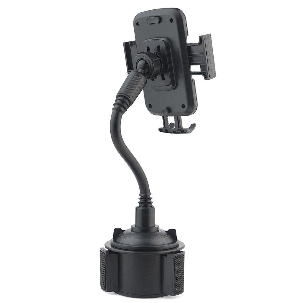 PAKEY Adjustable Car Phone Holder with Buckle Mount and 360° Rotation