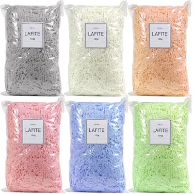 ZESLIV 100 g Shredded Paper Filler, Tissue Paper Strings & Confetti for Gift Boxes, DIY Gift Packaging and Easter Baskets
