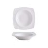 Liudan Square Ceramic Soup and Dinner Plate, 8-Inch view 1