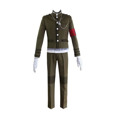 Korekiyo Shinguji Cosplay Costume, Anime High School Military Uniform Set for Men and Women with Hat and Gloves, Size S