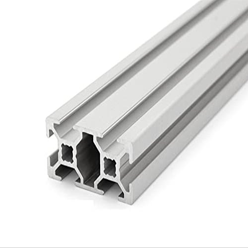 Aluminum Profile 20x40L B-Type Groove 6, Light, Silver-Anodized, 1630 mm